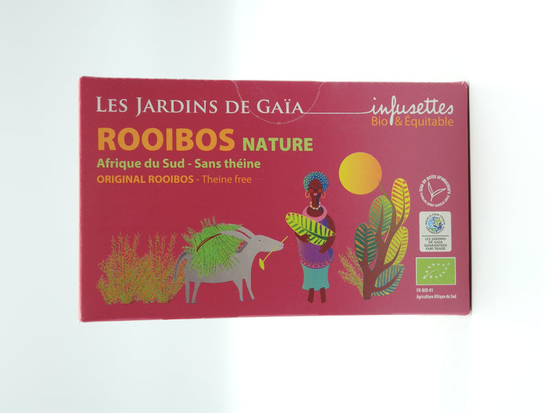 Rooibos Nature Sans théine, Jardins de Gaïa