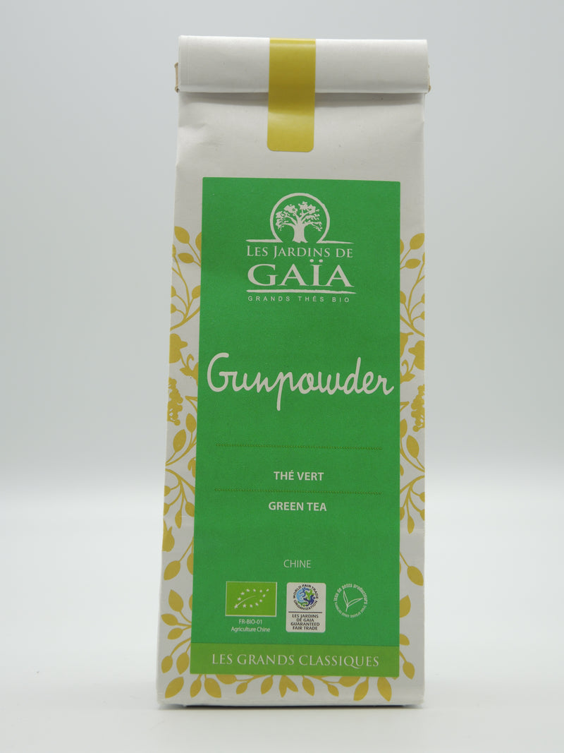 Thé vert, Gunpowder, 100g, Jardins de Gaïa
