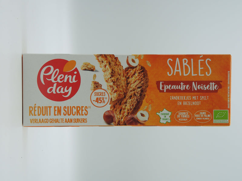 Biscuits épeautre-noisette, 150g, Pleniday