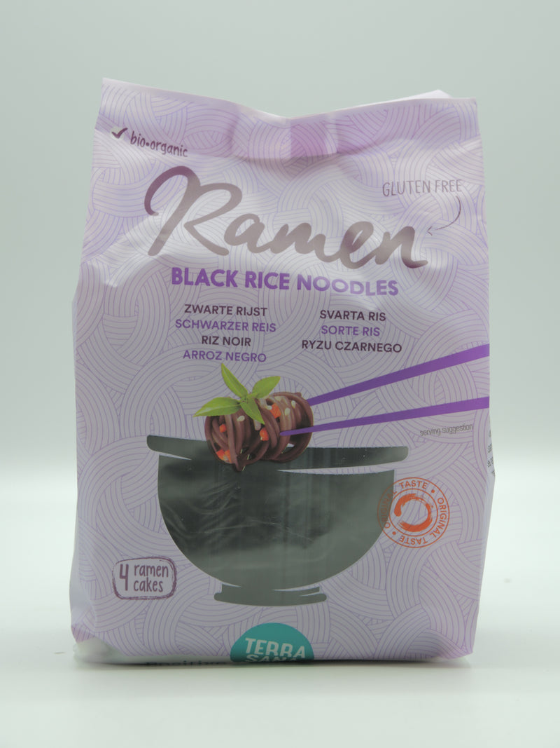 Ramen, nouilles riz noir, 280g, Terra sana