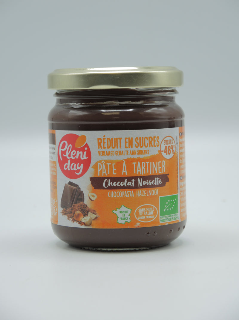 Pâte à tartiner chocolat-noisette, 220g, Pleniday