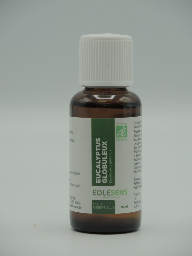 Huile essentielle bio eucalyptus globuleux - 30ml, Eolesens