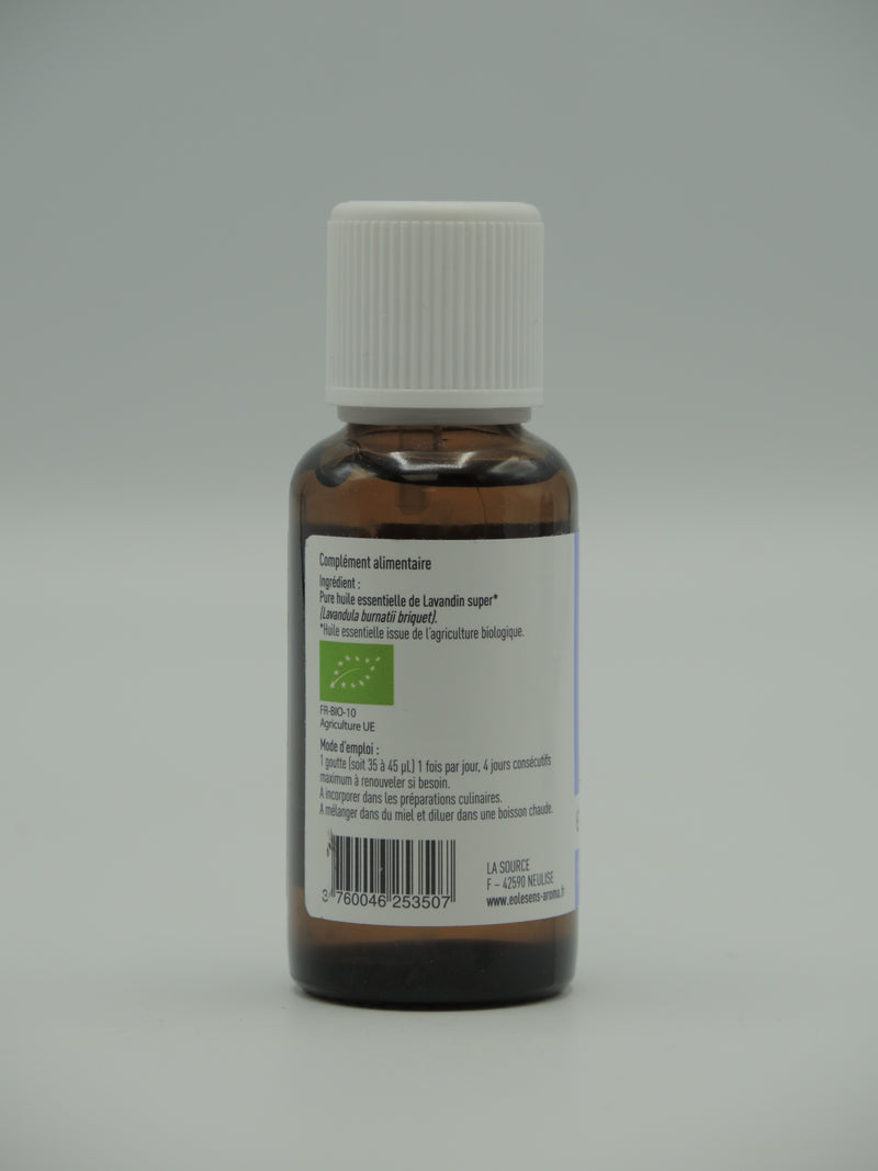 Huile essentielle bio lavandin super - 30 ml, Eolesens
