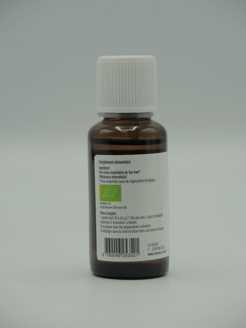 Huile essentielle bio tea tree - 30ml, Eolesens