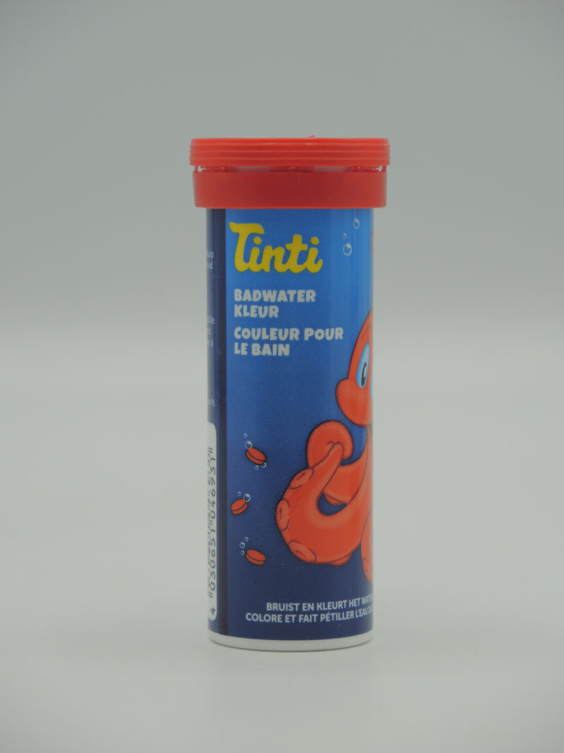 Couleur pour le bain, Rouge, 10 pastilles, Tinti