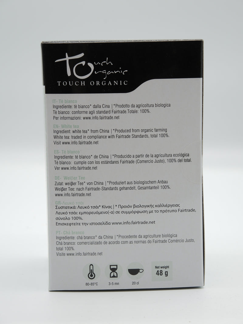 Thé blanc, infusettes, Touch Organic