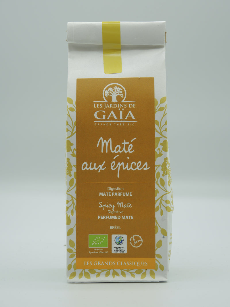Maté aux épices, 100g, Jardins de Gaïa