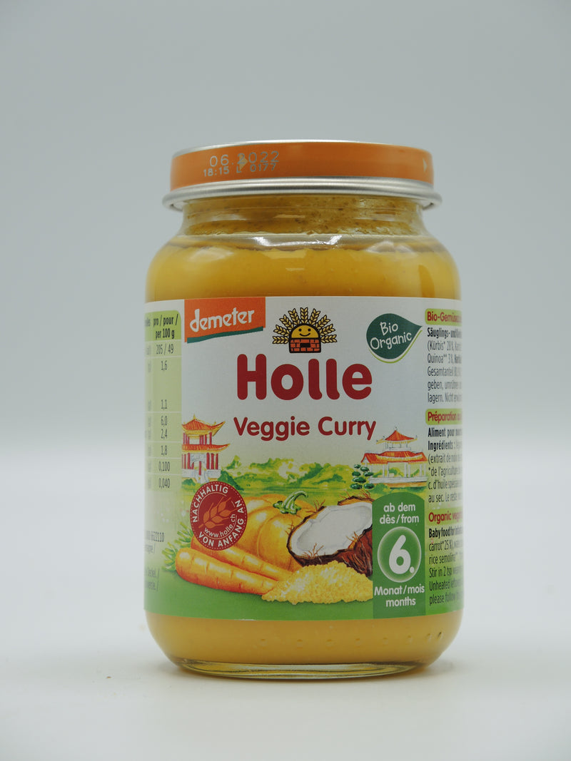 Veggie Curry, 190g, Holle