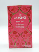 Infusion Pukka Amour, rose, camomille, lavande, infusettes