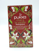 Chaï à la vanille, Pukka, infusettes