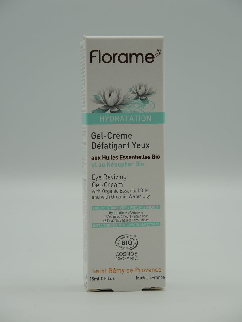 Gel-Crème Défatigant Yeux, 15ml, Florame