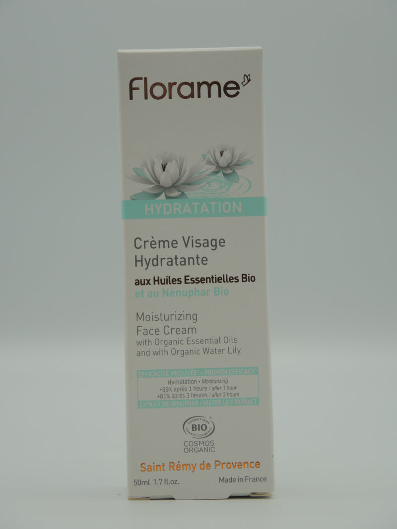 Crème Visage Hydratante, 50ml, Florame