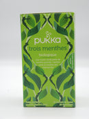 Infusion Trois menthes, Pukka, infusettes