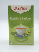 Infusion ayurvédique, Equilibre basique, herbe d'avoine, pissenlit, lavande, Yogi Tea, infusettes