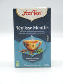 Infusion ayurvédique, Réglisse menthe, Yogi Tea, infusettes