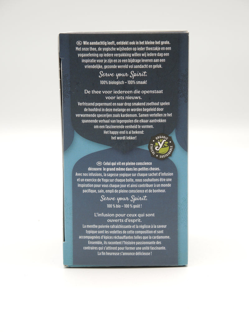 Infusion ayurvédique, Réglisse menthe, Yogi Tea, infusettes