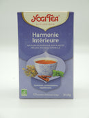 Infusion ayurvédique, Harmonie intérieure, mélisse, rooibos, cannelle, Yogi Tea, infusettes