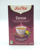 Infusion ayurvédique, Detox réglisse pissenlit cannelle, Yogi Tea, infusettes