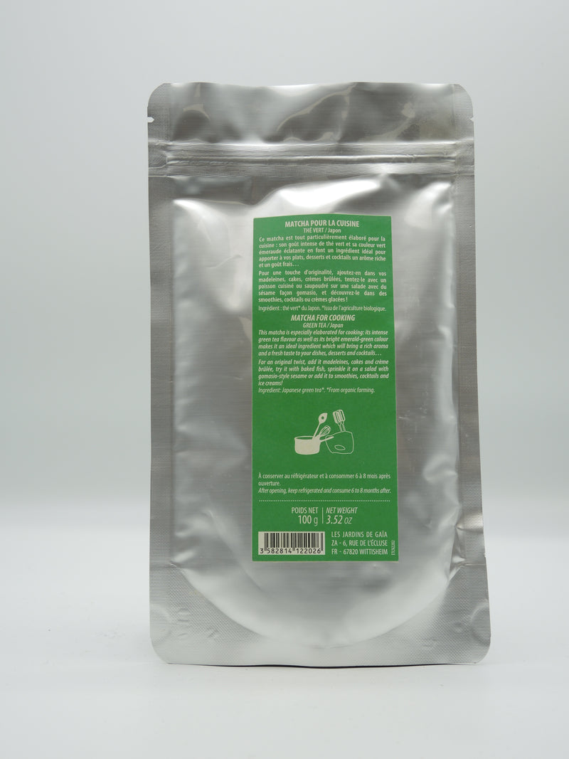 Matcha pour la cuisine