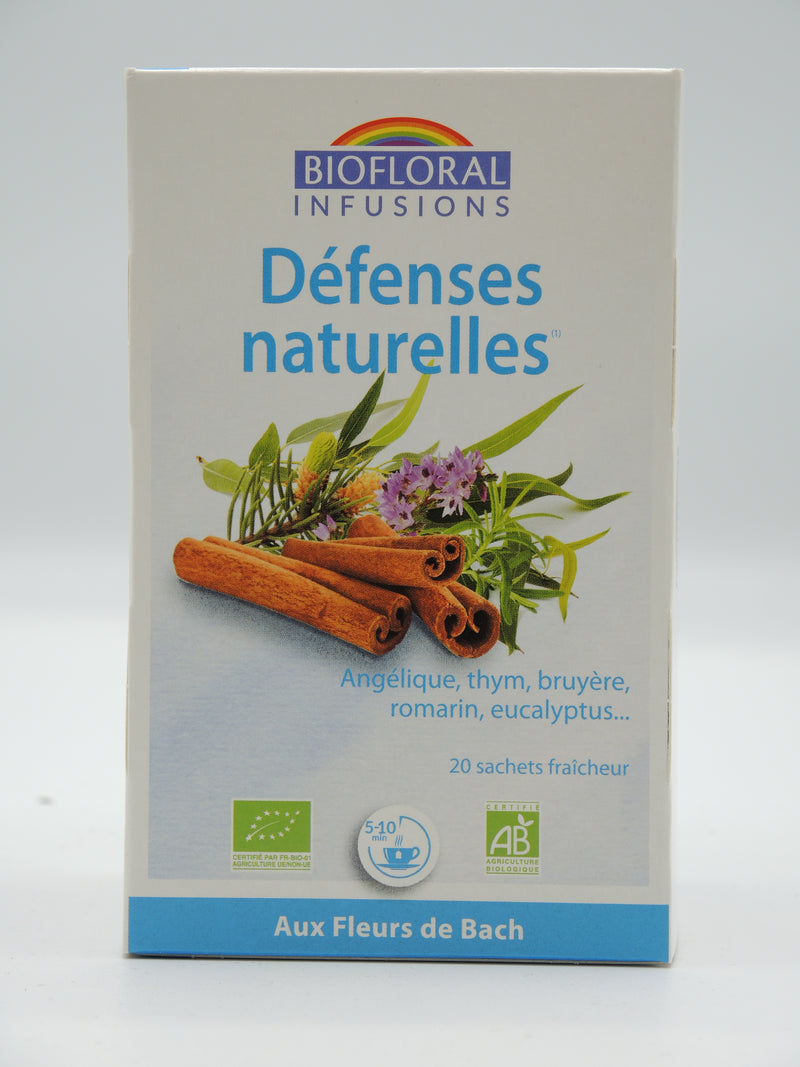 Défenses naturelles, infusion Biofloral, 20 sachets fraîcheur