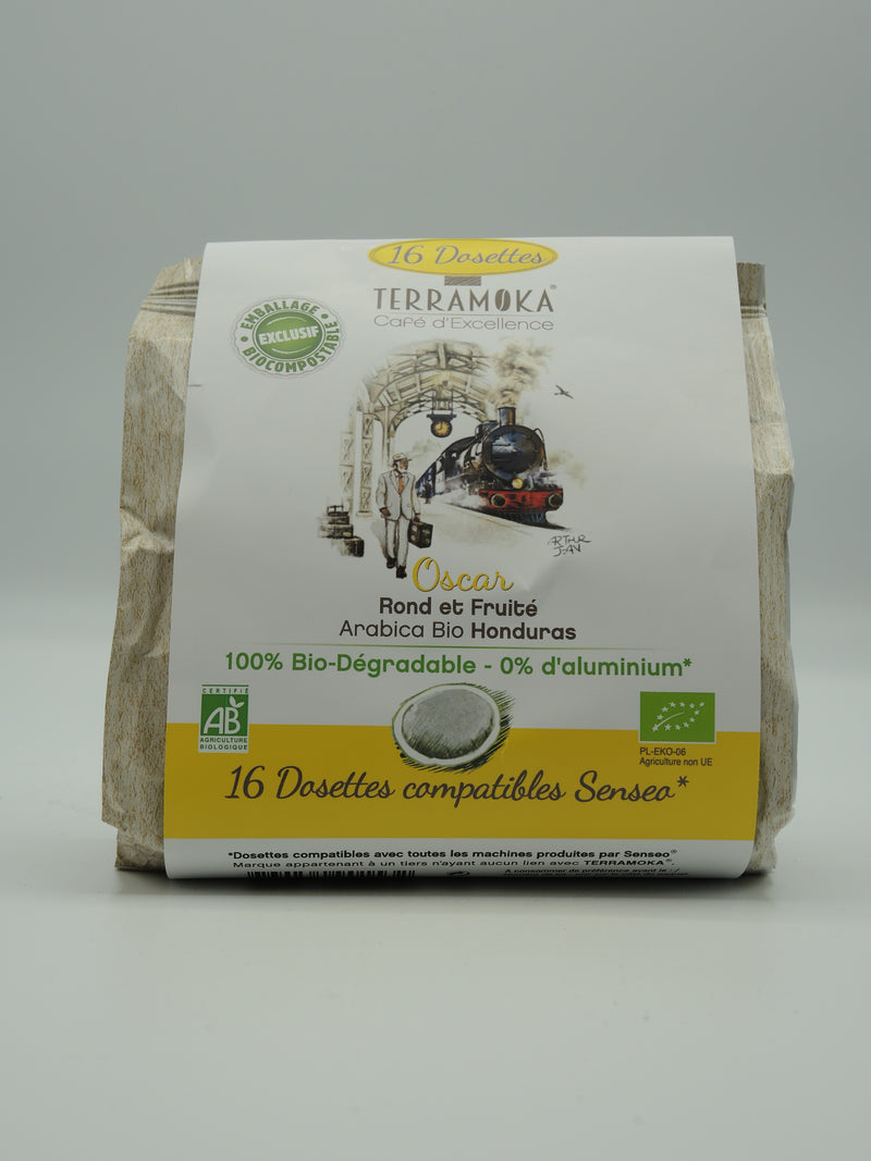 Café Dosettes Bio compatibles Senseo®, Terramoka Oscar