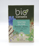 Infusion Soutien du foie Romarin, chicorée, anis vert, menthe poivrée, réglisse, Bio Conseils