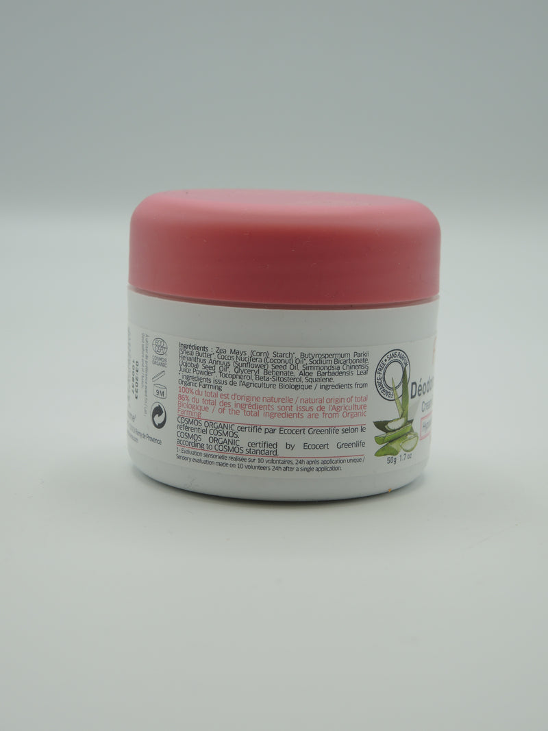 Déodorant Crème Hypoallergénique, 50g, Florame