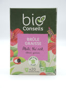 Infusion Brûle graisse Maté, thé vert, hibiscus, guarana, Bio Conseils