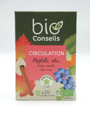 Infusion Circulation Myrtille, ortie, orange, cannelle, vigne rouge, Bio Conseils