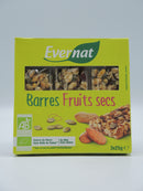 Barres fruits secs, 3x25g, Evernat