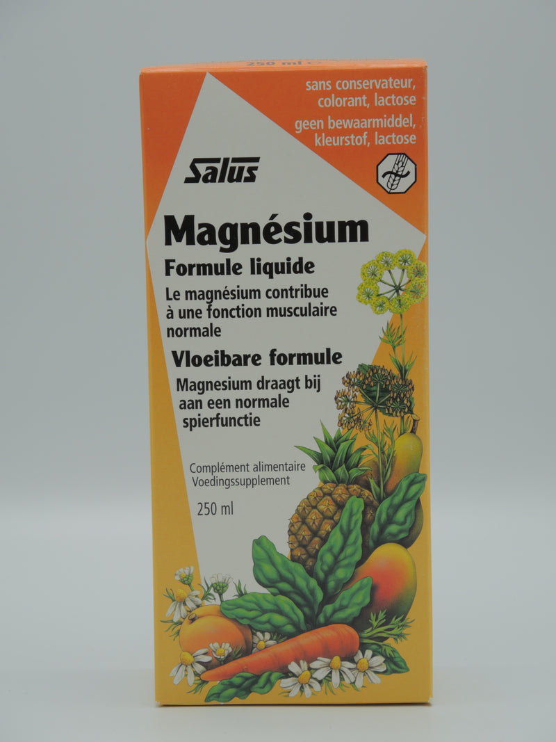 Magnésium, formule liquide, 250 ml, Salus