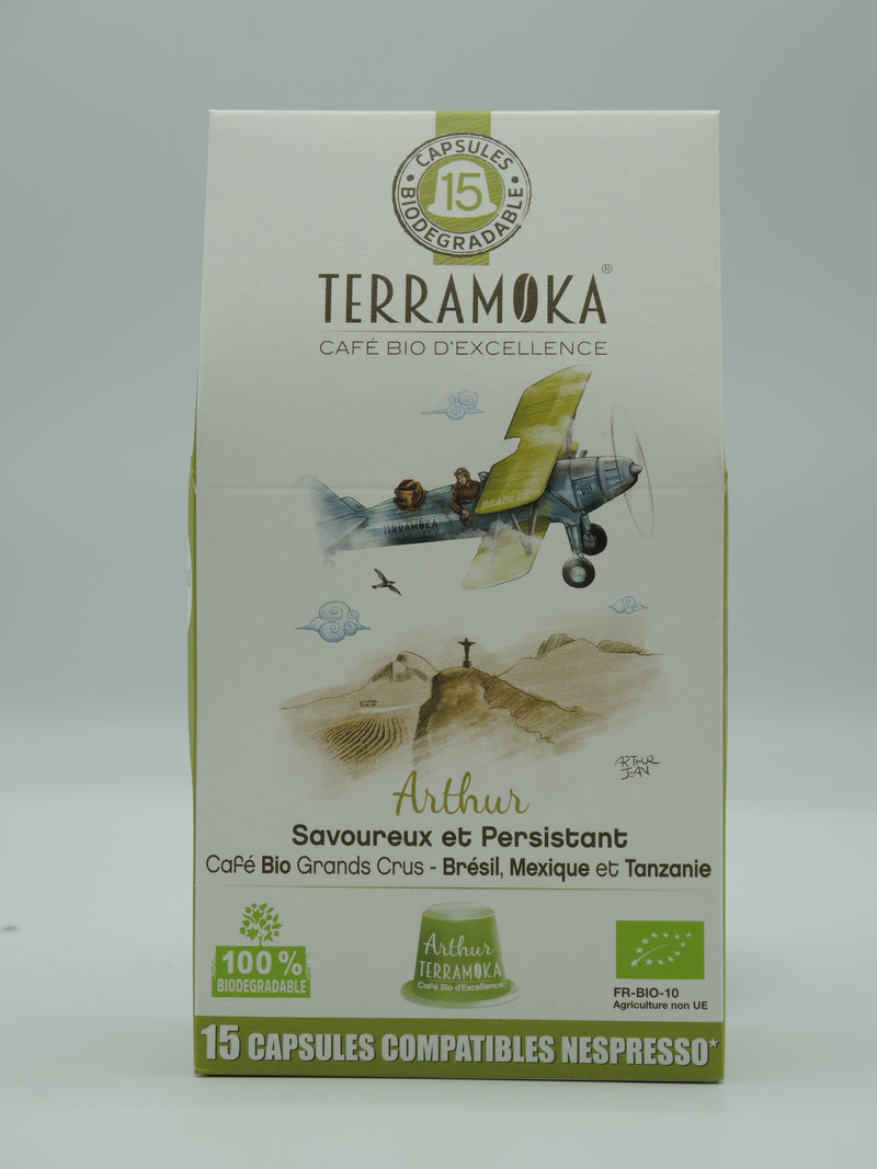 Café Capsules Biodégradables pour Nespresso®, Terramoka Arthur