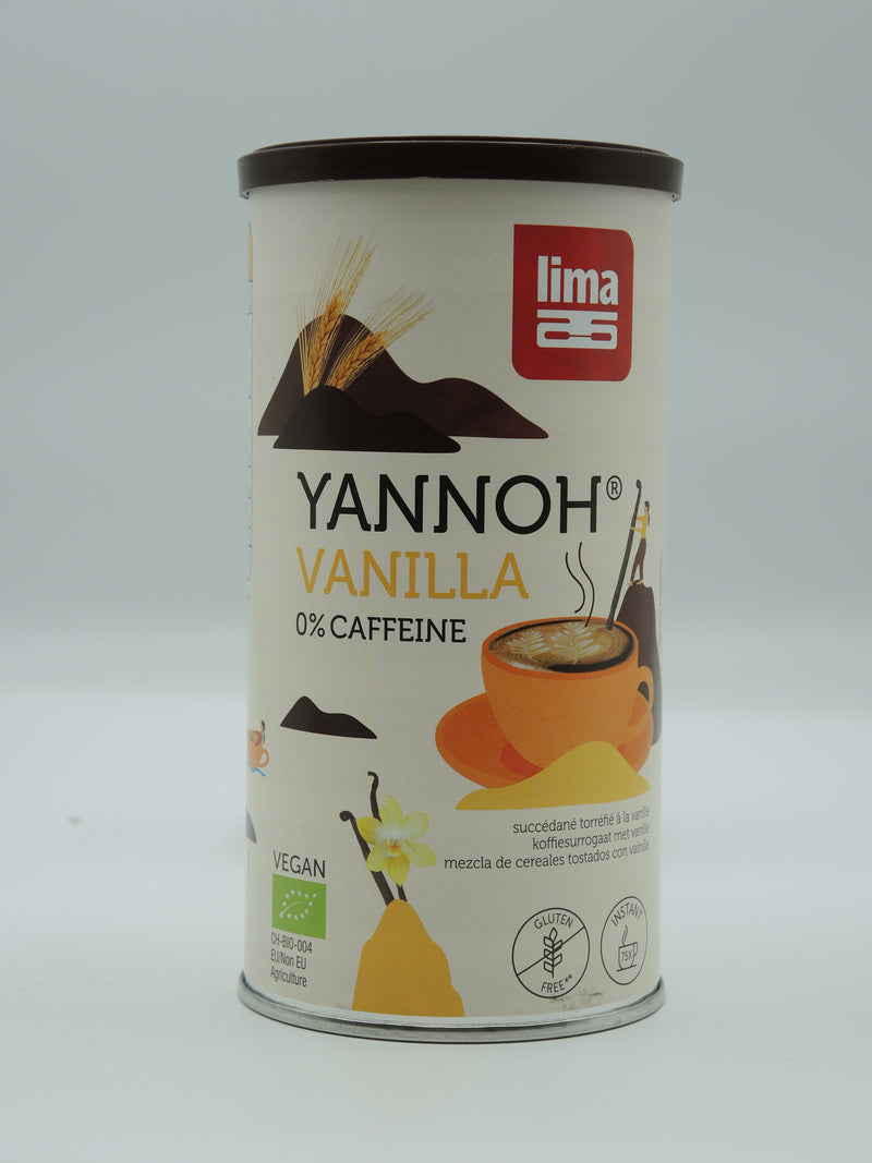 Yannoh vanille, instantané, 0% caféine, 150g, Lima
