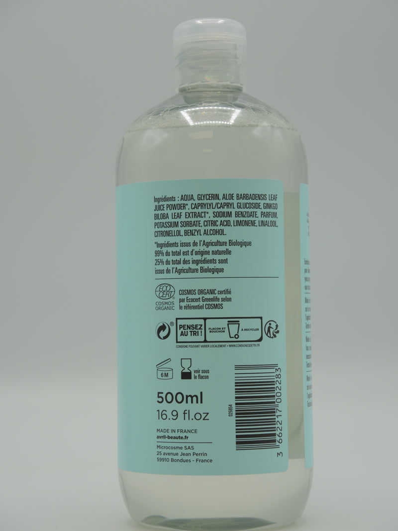 EAU MICELLAIRE 500 ML, AVRIL