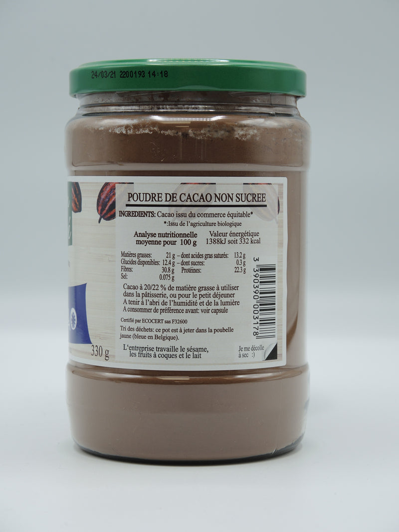 Poudre de cacao, 330g, Jean Hervé