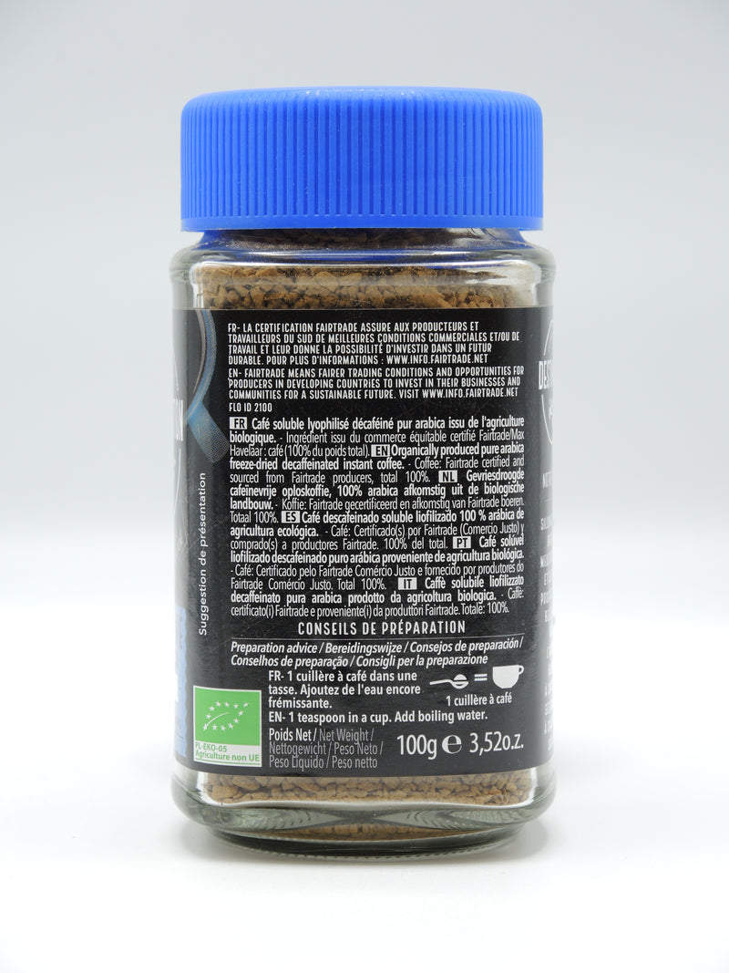 Décaféiné soluble, 100g, Destination