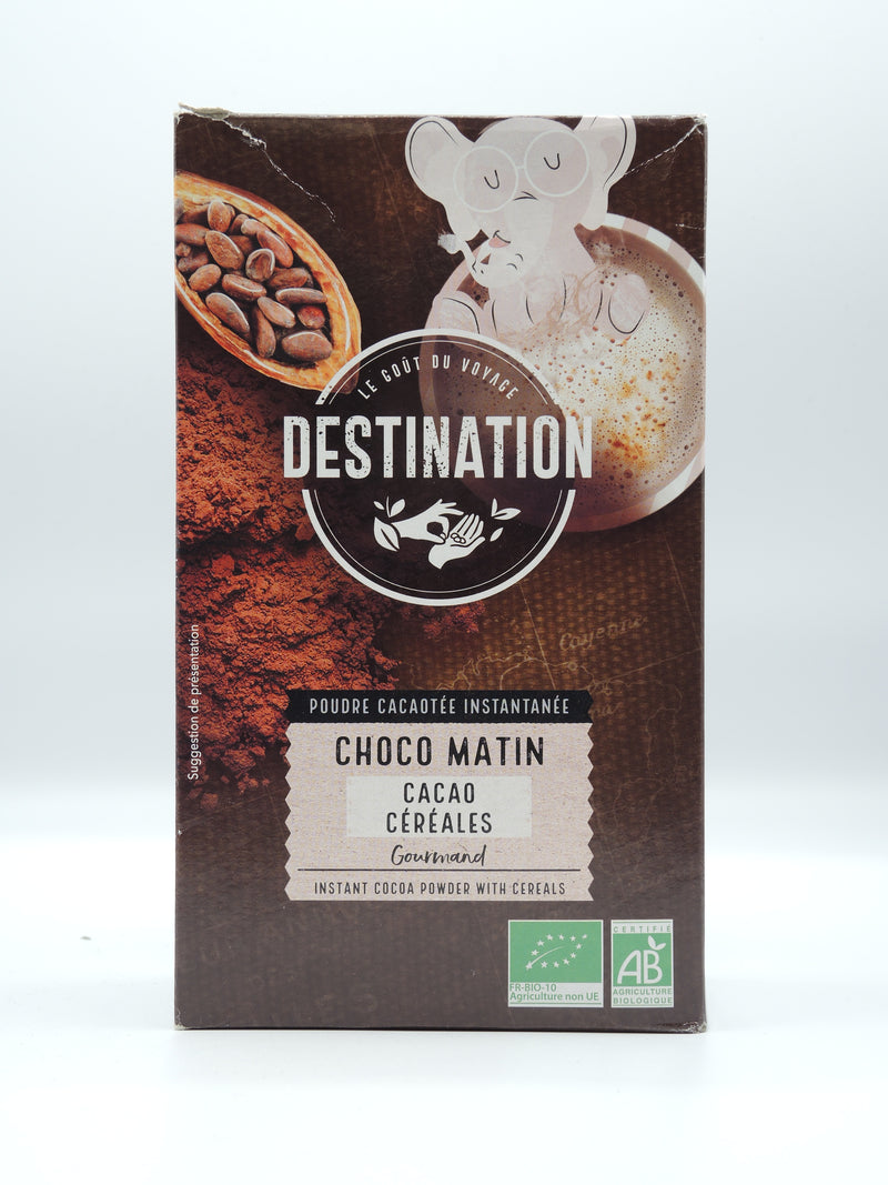 Choco matin, Poudre Cacaotée Instantanée, Destination - 800g