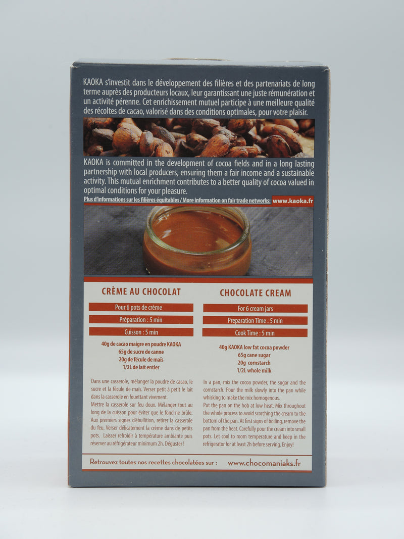 Cacao maigre en poudre, 250g, Kaoka
