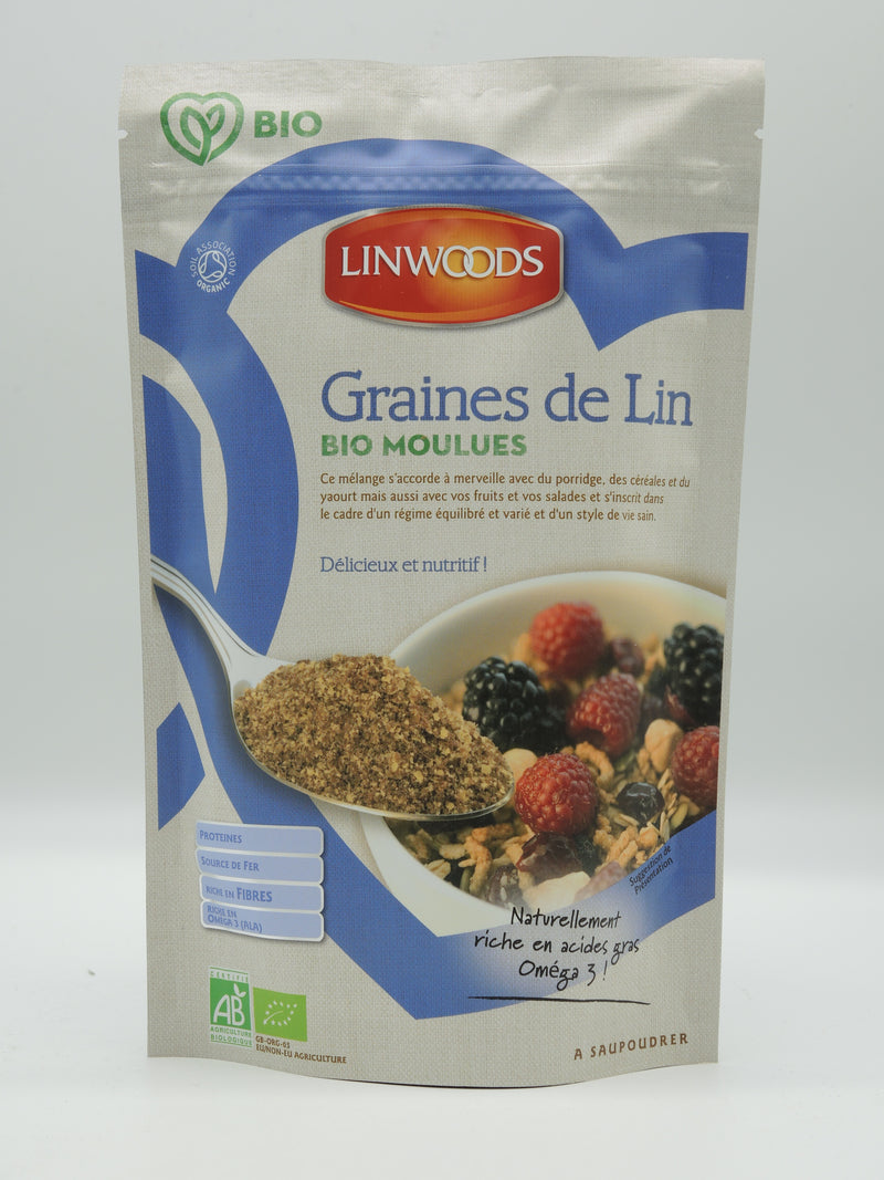 Graine lin moulue - Noix et fruits secs vrac