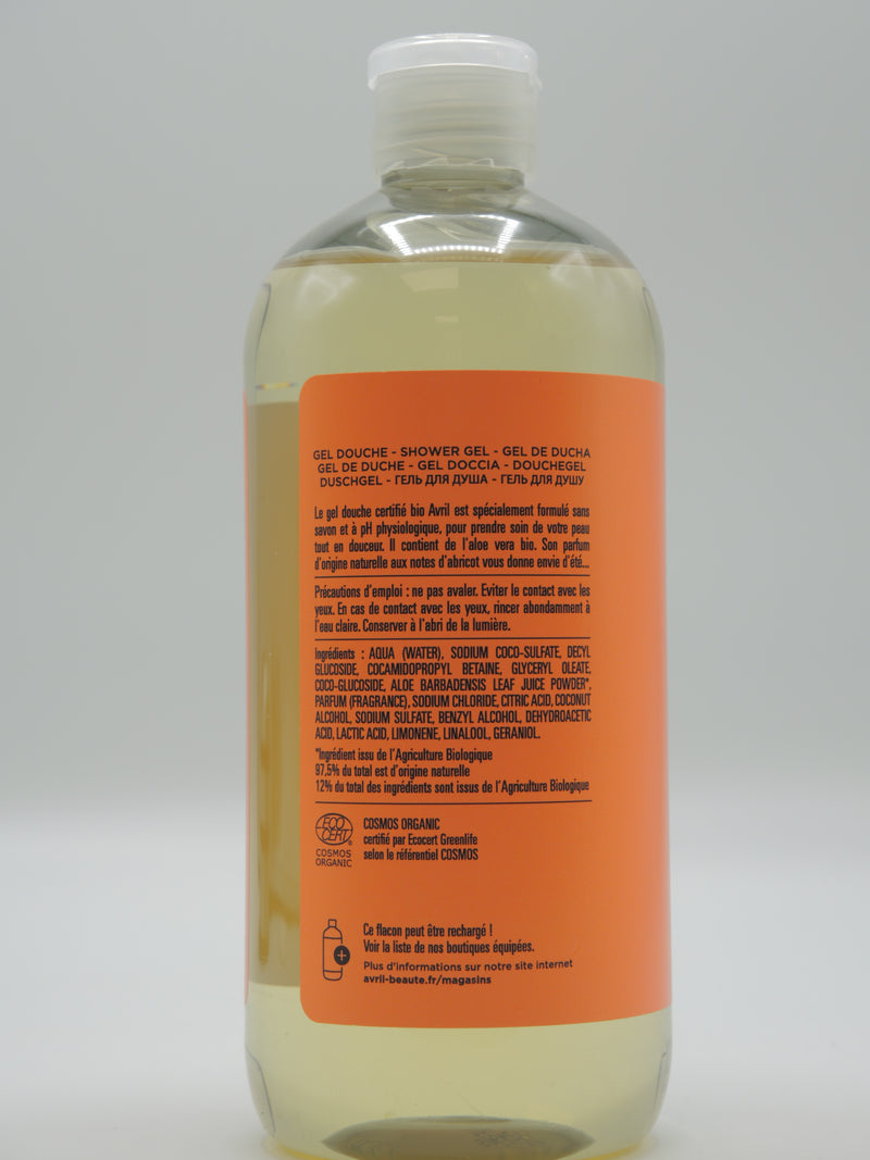 GEL DOUCHE COEUR D'ABRICOT 500 ML, AVRIL