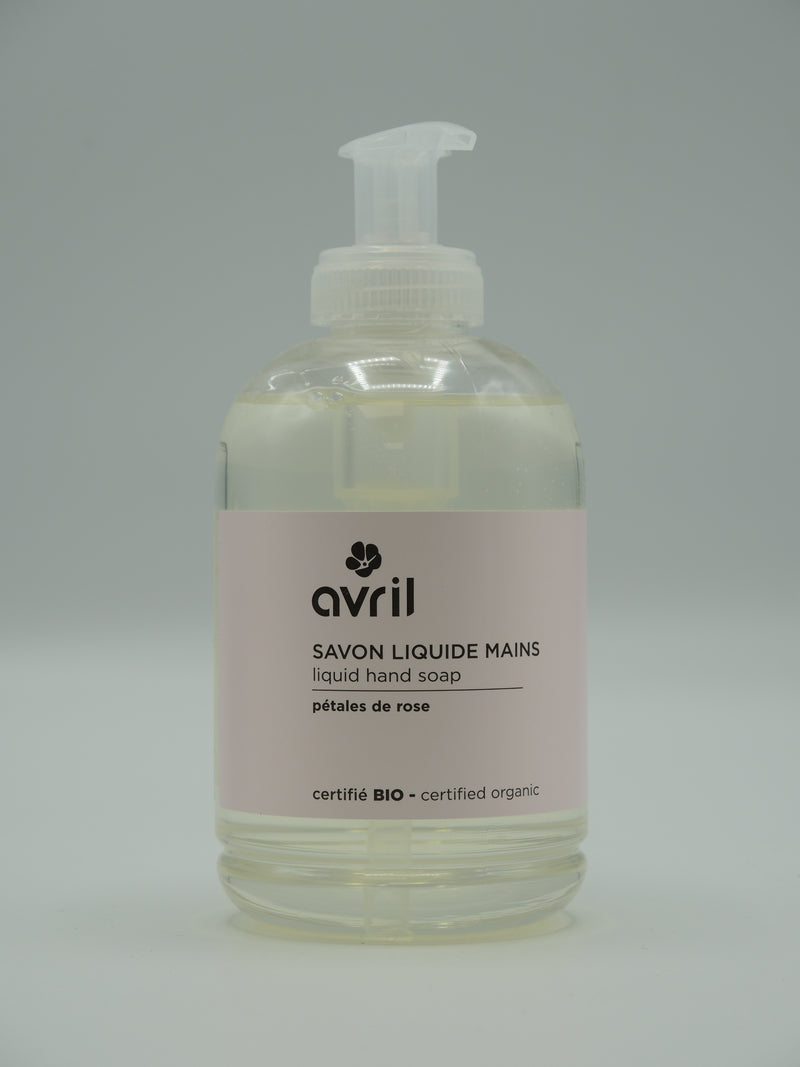 SAVON LIQUIDE MAINS PÉTALES DE ROSE 300 ML, AVRIL