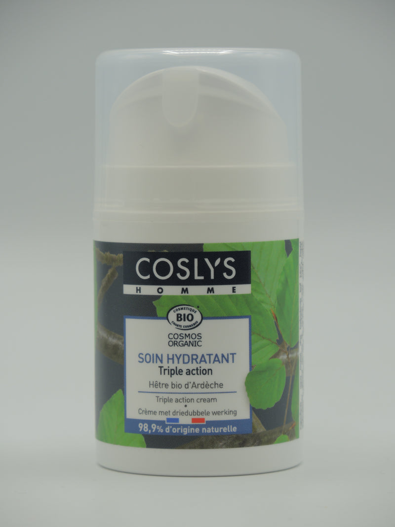 Soin hydratant triple action, 50ml, Coslys
