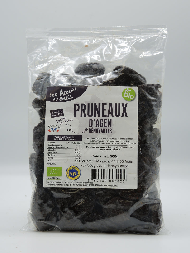 Pruneaux d'Agen, 500g, les Accents du Soleil