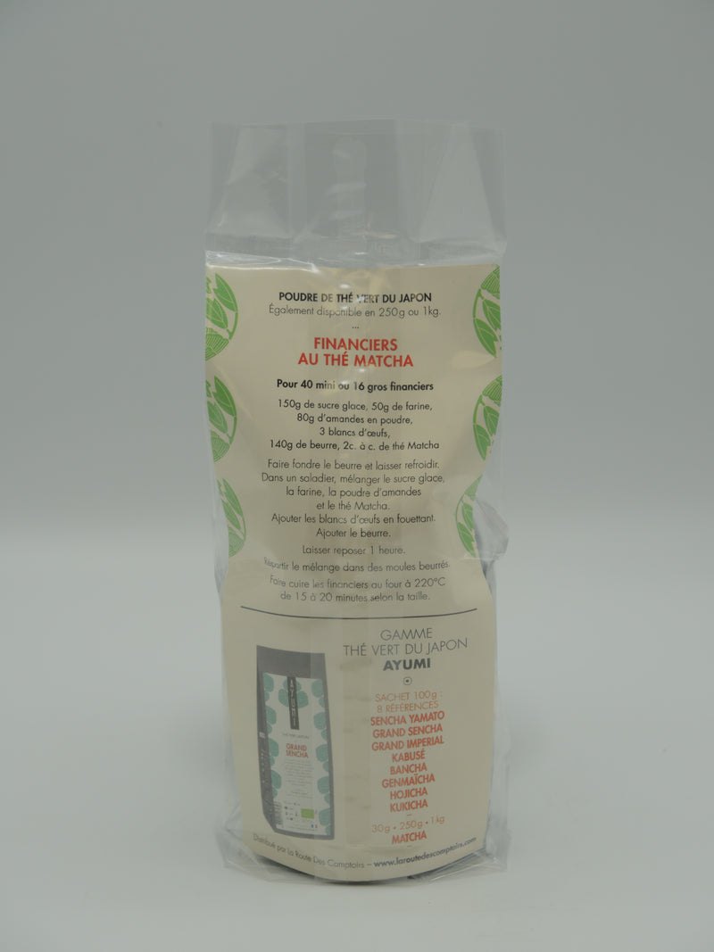THE VERT MATCHA POUDRE 30G BIO AYUMI