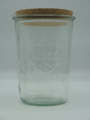 Pot de conservation en verre & liège, 0,9l, Ah table !