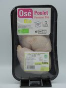 2 cuisses de poulet fermier bio, environ 700g Osé bio