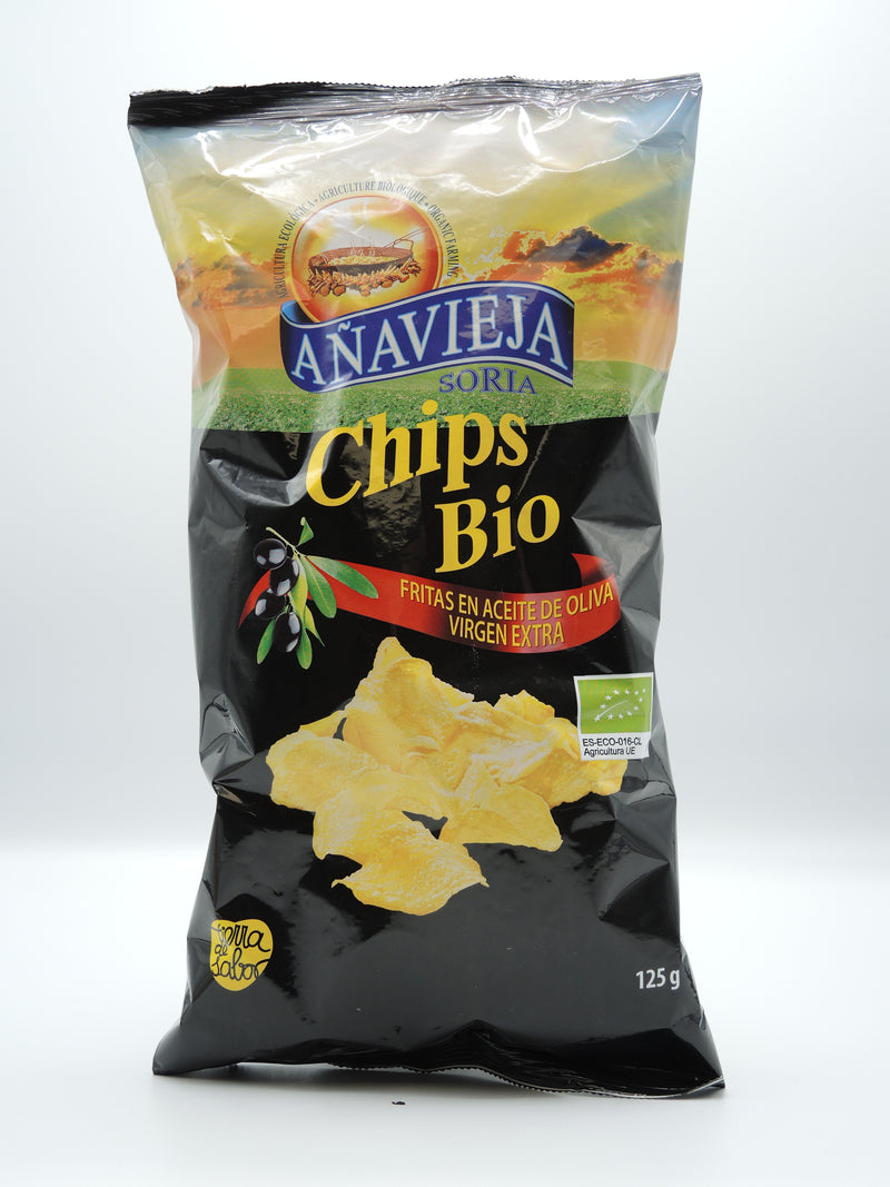 Chips bio à l’huile d’olive, 100g, Anavieja