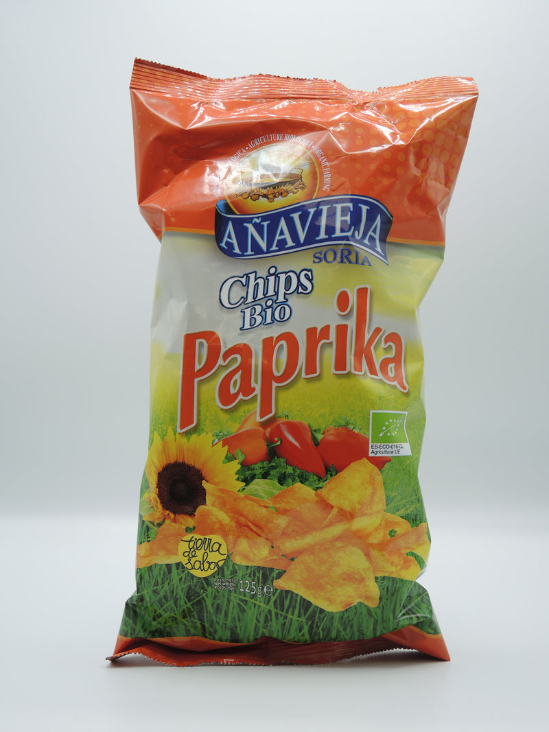 Chips bio Paprika, 125g, Anavieja