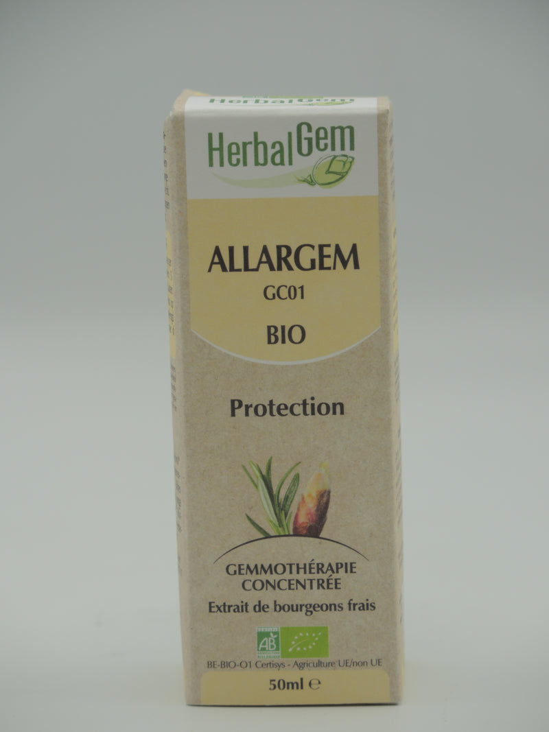 ALLARGEM, protection, gemmothérapie concentrée, 50ml, Herbalgem