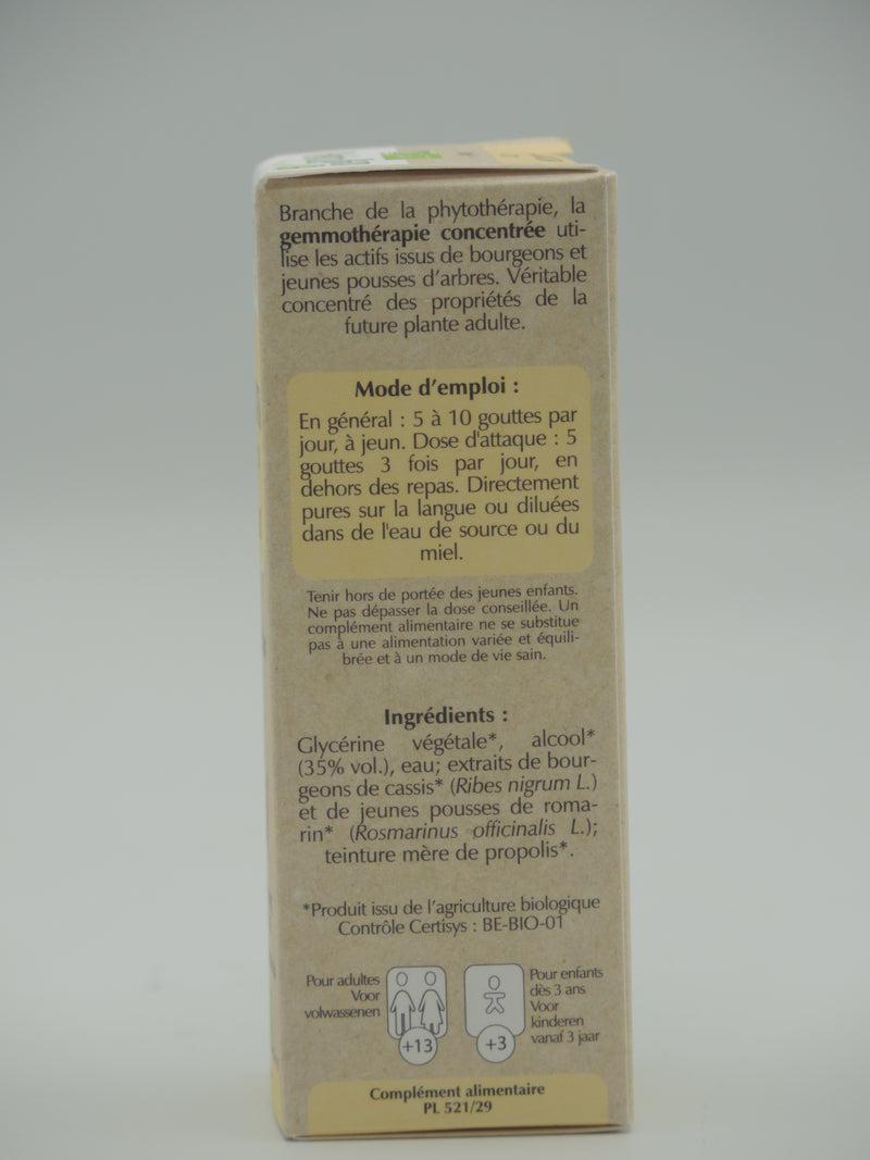 ALLARGEM, protection, gemmothérapie concentrée, 50ml, Herbalgem